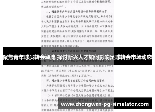 聚焦青年球员转会潮流 探讨新兴人才如何影响足球转会市场动态